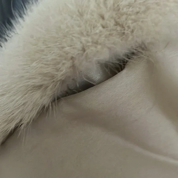 Flemington Furs Vintage Blonde Mink Fur Wrap Stole Shawl 1960s/1970s pockets - Picture 5 of 9